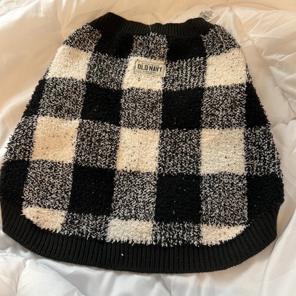 NWT plaid dog sweater - Picture 2 of 3